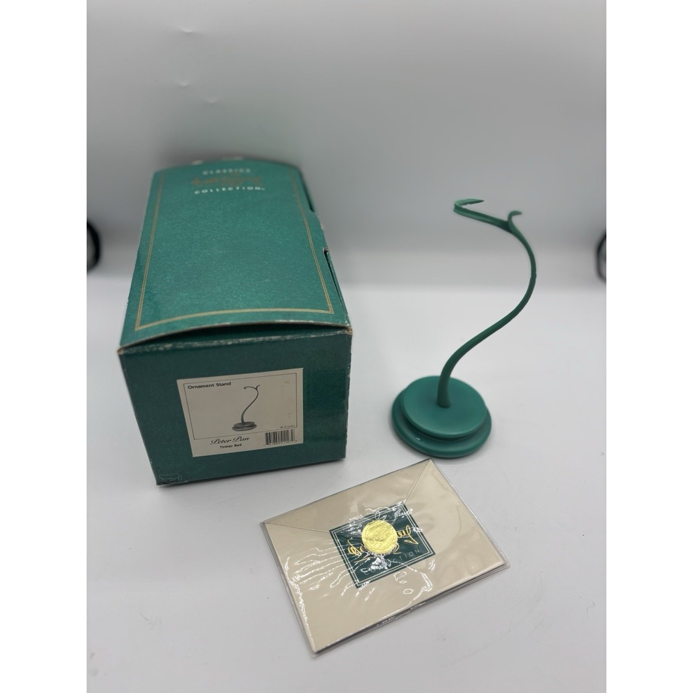 VTG 1996 WDCC Ornament Stand Peter Pan Tinker Bell 41127 Disney With‎ Box